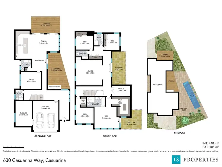 Floorplan of Homely house listing, 630 Casuarina Way, Casuarina NSW 2487