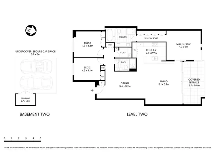 Floorplan of Homely apartment listing, 6/18 Cambridge Street, Cammeray NSW 2062