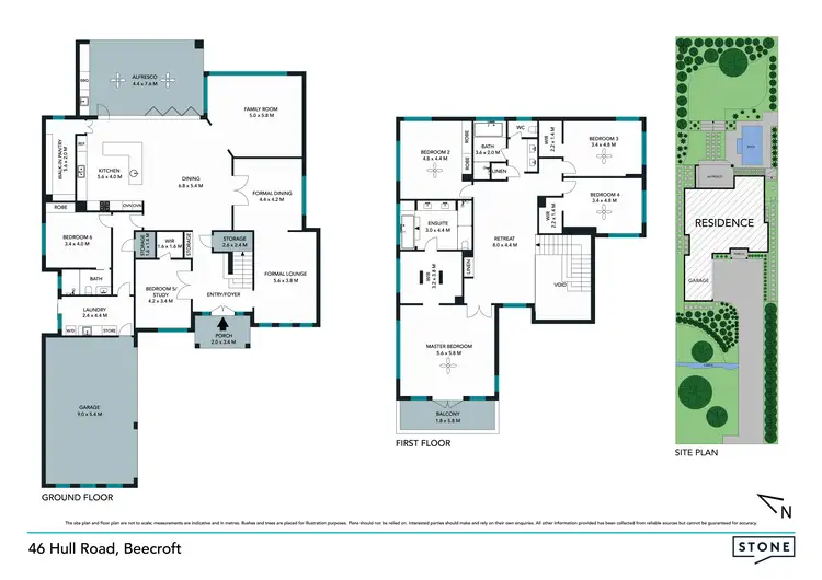 Floorplan of Homely house listing, 46 Hull Road, Beecroft NSW 2119
