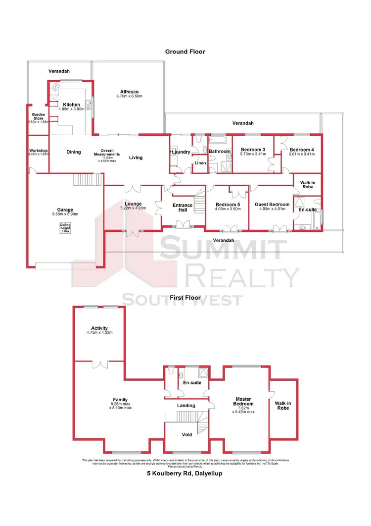 Floorplan of Homely house listing, 5 Koulberry Road, Dalyellup WA 6230