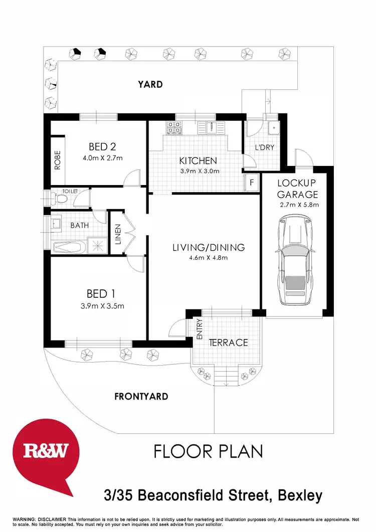 Floorplan of Homely villa listing, 3/35 Beaconsfield Street, Bexley NSW 2207
