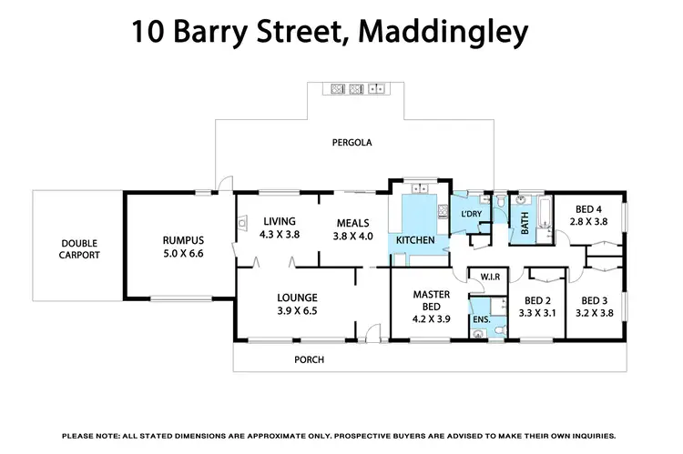 Floorplan of Homely house listing, 10 Barry Street, Maddingley VIC 3340
