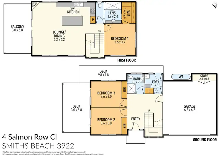 Floorplan of Homely house listing, 4 Salmon Row Close, Smiths Beach VIC 3922