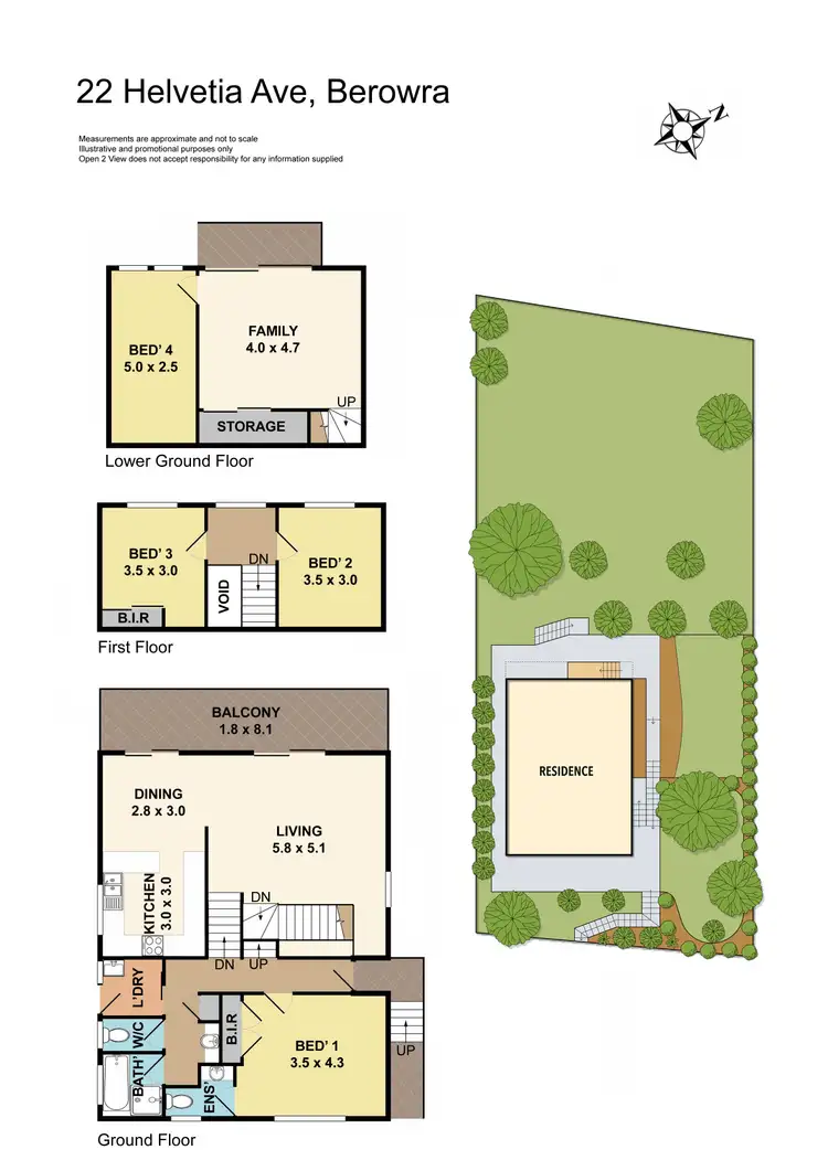 Floorplan of Homely house listing, 22 Helvetia Avenue, Berowra NSW 2081