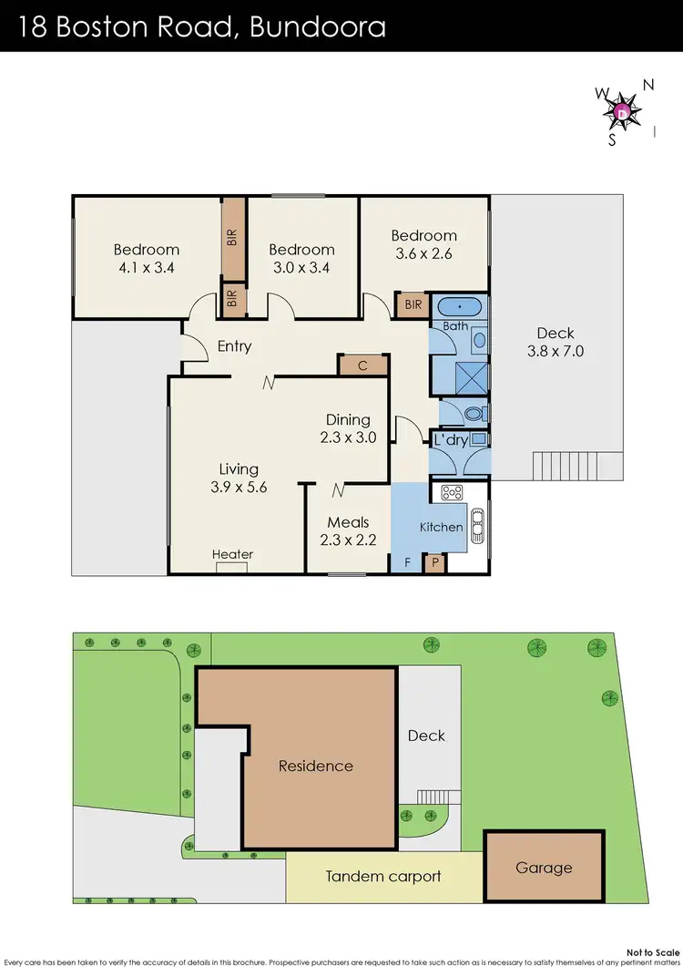 Floorplan of Homely house listing, 18 Boston Road, Bundoora VIC 3083