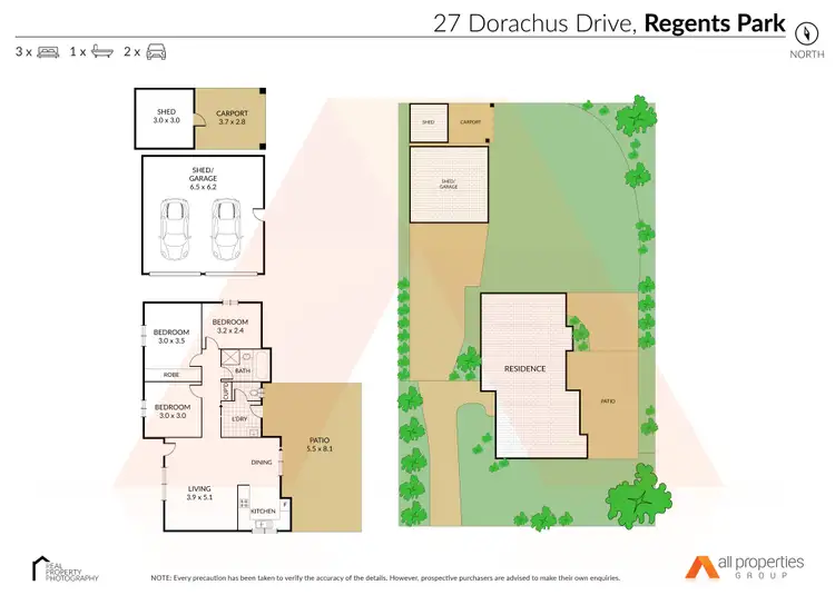 Floorplan of Homely house listing, 27 Dorachus Drive, Regents Park QLD 4118