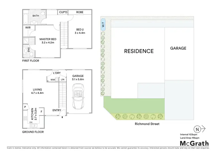 Floorplan of Homely unit listing, 1/71 Richmond Street, Berserker QLD 4701