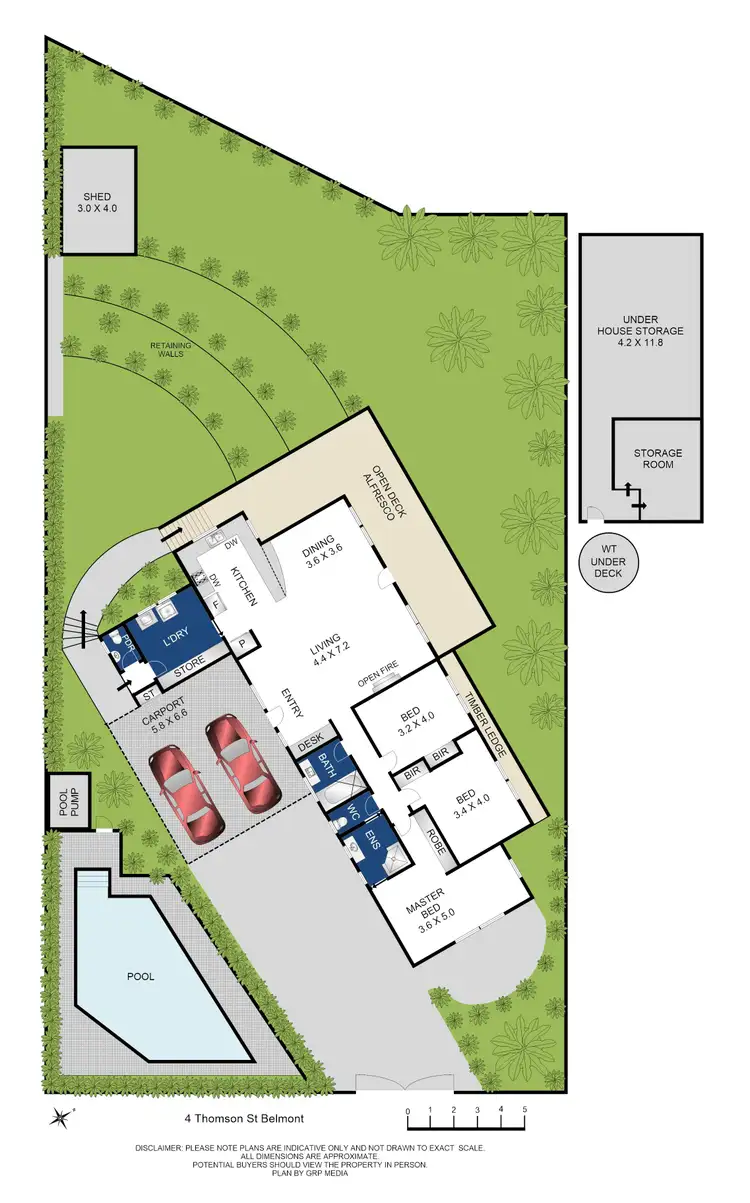 Floorplan of Homely house listing, 4 Thomson Street, Belmont VIC 3216