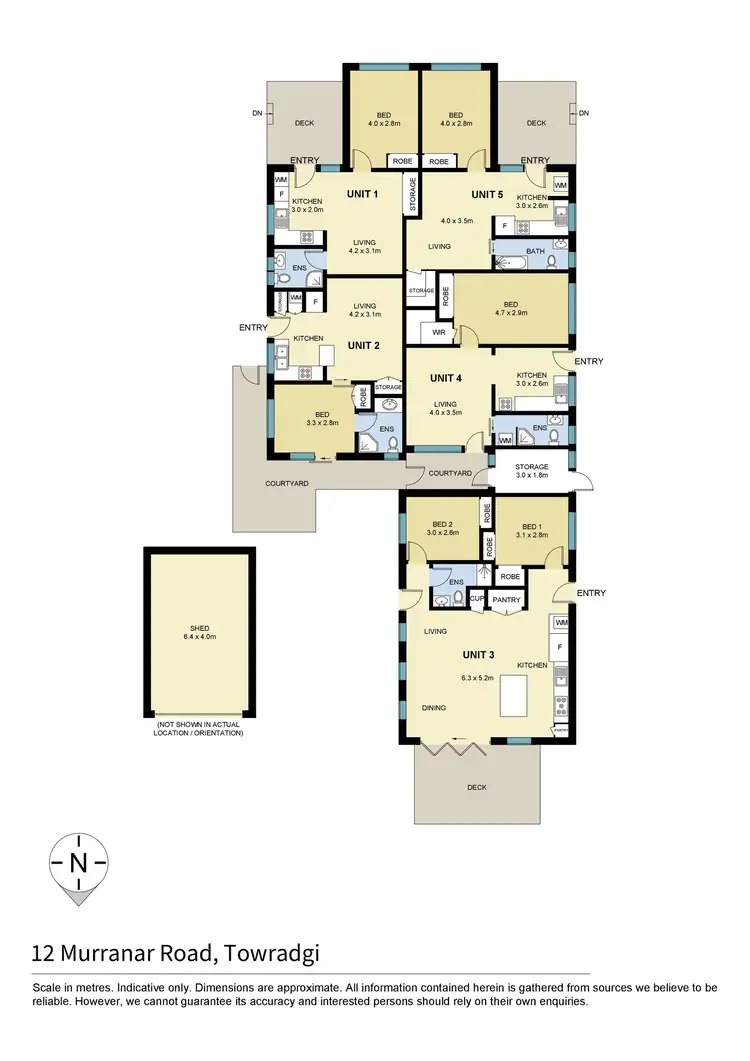 Floorplan of Homely block of units listing, 12 Murranar Road, Towradgi NSW 2518
