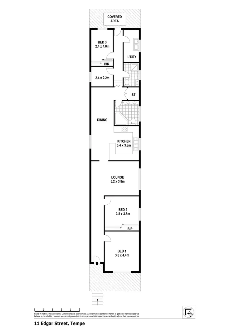Floorplan of Homely house listing, Lot 1, 11 Edgar Street, Tempe NSW 2044
