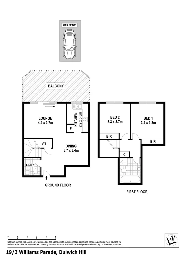 Floorplan of Homely apartment listing, 19/3 Williams Parade, Dulwich Hill NSW 2203