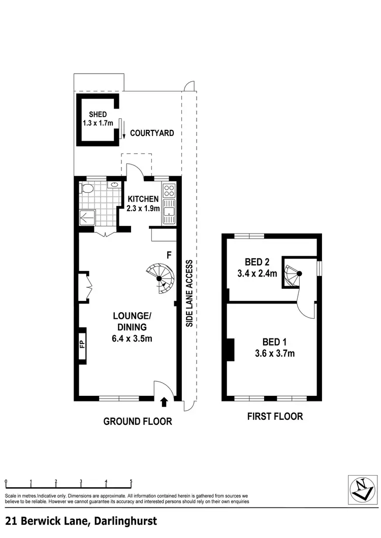Floorplan of Homely house listing, 21 Berwick Lane, Darlinghurst NSW 2010