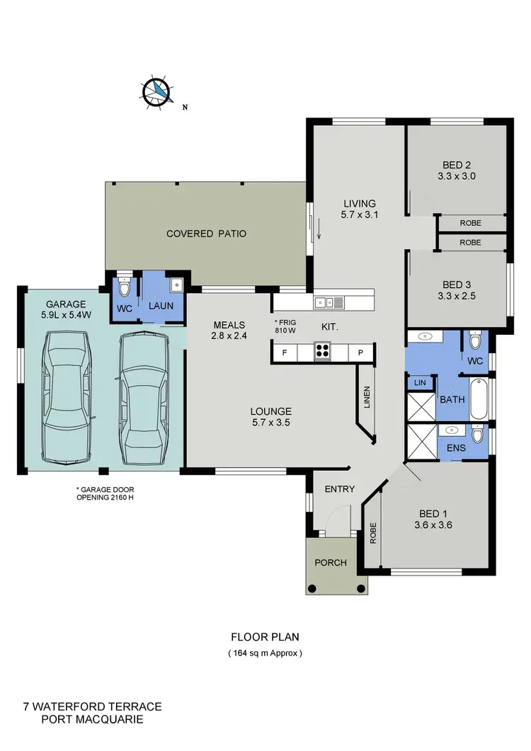 Floorplan of Homely house listing, 7 Waterford Terrace, Port Macquarie NSW 2444