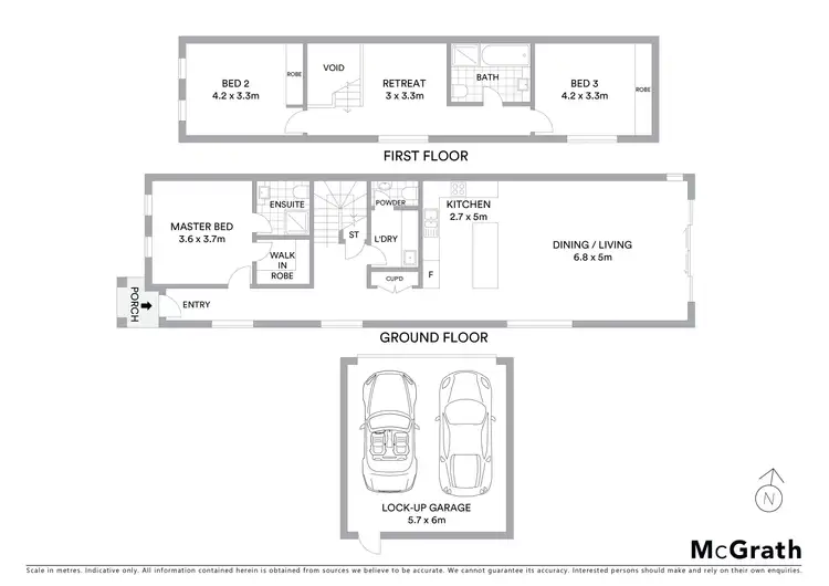 Floorplan of Homely townhouse listing, 1/25 Dixon Grove, Blackburn VIC 3130
