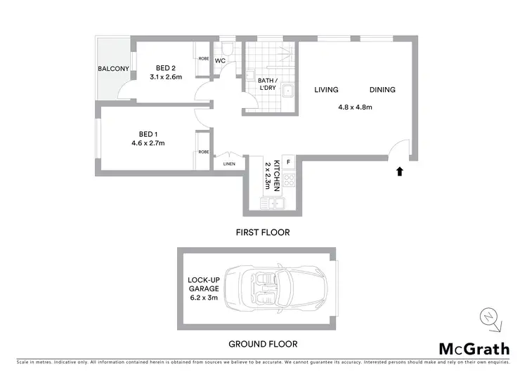Floorplan of Homely unit listing, 10/14 Croydon Street, Cronulla NSW 2230