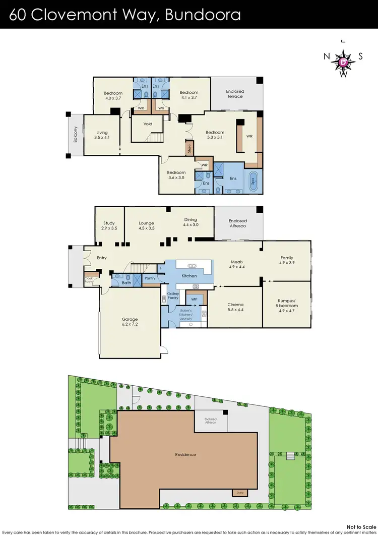 Floorplan of Homely house listing, 60 Clovemont Way, Bundoora VIC 3083