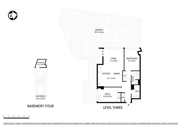 Floorplan of Homely apartment listing, 303/80 Alfred Street, Milsons Point NSW 2061