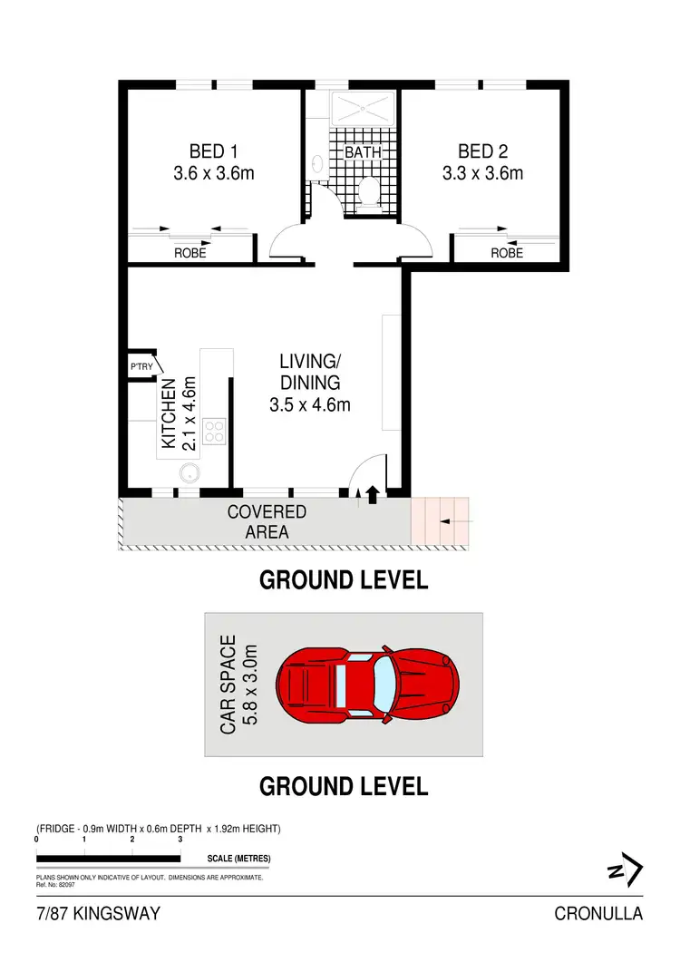 Floorplan of Homely apartment listing, 7/87 Kingsway, Cronulla NSW 2230