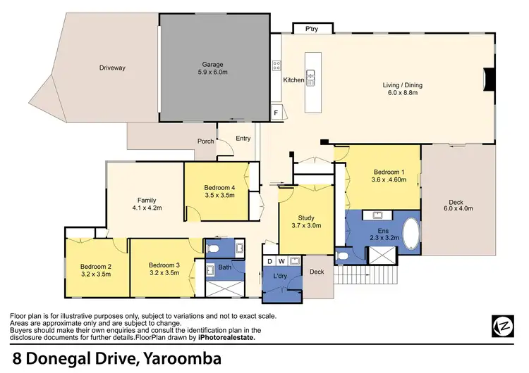 Floorplan of Homely house listing, 8 Donegal Drive, Yaroomba QLD 4573