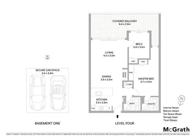 Floorplan of Homely apartment listing, 404/8 Avondale Way, Eastwood NSW 2122