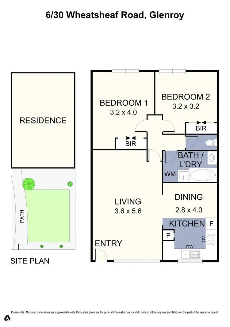 Floorplan of Homely unit listing, 6/30 Wheatsheaf Road, Glenroy VIC 3046