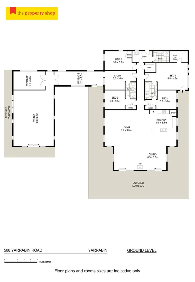 Floorplan of Homely rural property listing, 508 Yarrabin Road, Mudgee NSW 2850