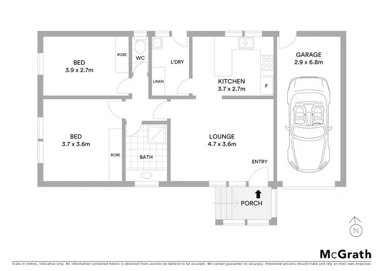 Floorplan of Homely unit listing, 9/199 Noble Street, Newtown VIC 3220