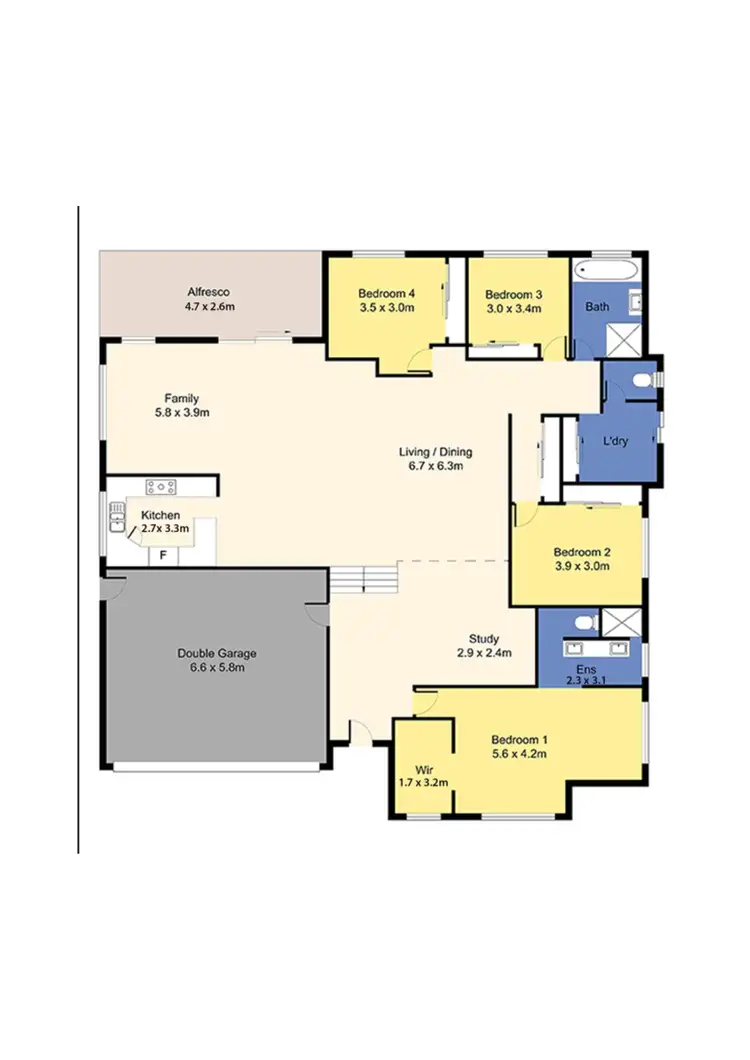 Floorplan of Homely house listing, 18 Crows Ash Place, Kuluin QLD 4558