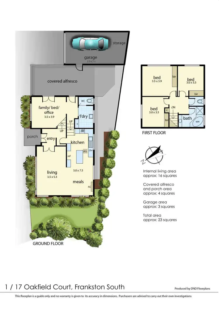 Floorplan of Homely house listing, 1/17 Oakfield Court, Frankston South VIC 3199