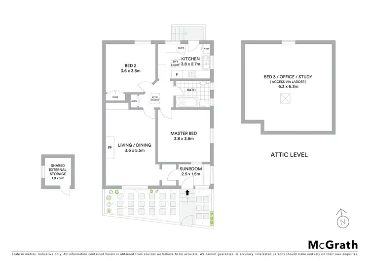 Floorplan of Homely apartment listing, 2/20 Hastings Parade, North Bondi NSW 2026