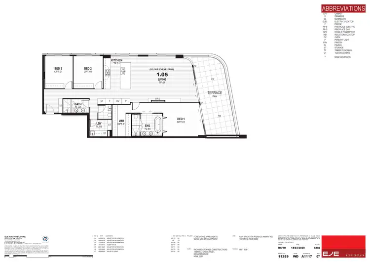 Floorplan of Homely unit listing, 105/1 Wharf Street, Toronto NSW 2283