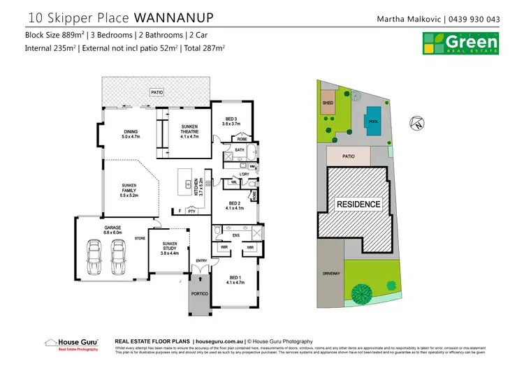 Floorplan of Homely house listing, 10 Skipper Place, Wannanup WA 6210