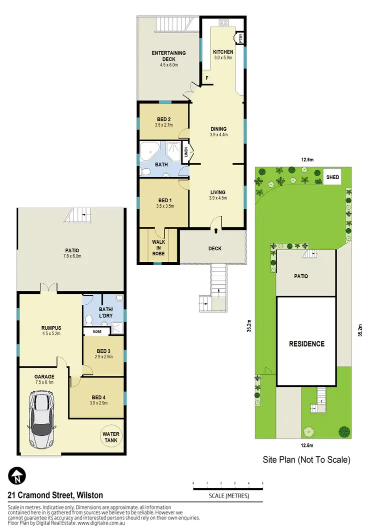 Floorplan of Homely house listing, 21 Cramond Street, Wilston QLD 4051