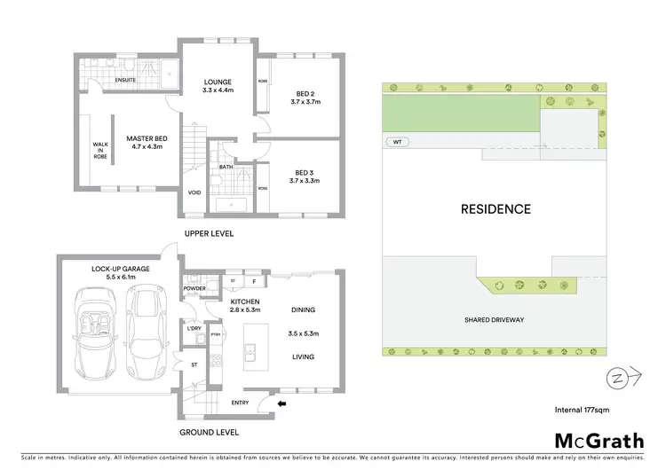Floorplan of Homely townhouse listing, 2/127 Barrabool Road, Highton VIC 3216