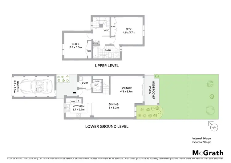 Floorplan of Homely townhouse listing, 9/4 Osprey Place, Korora NSW 2450