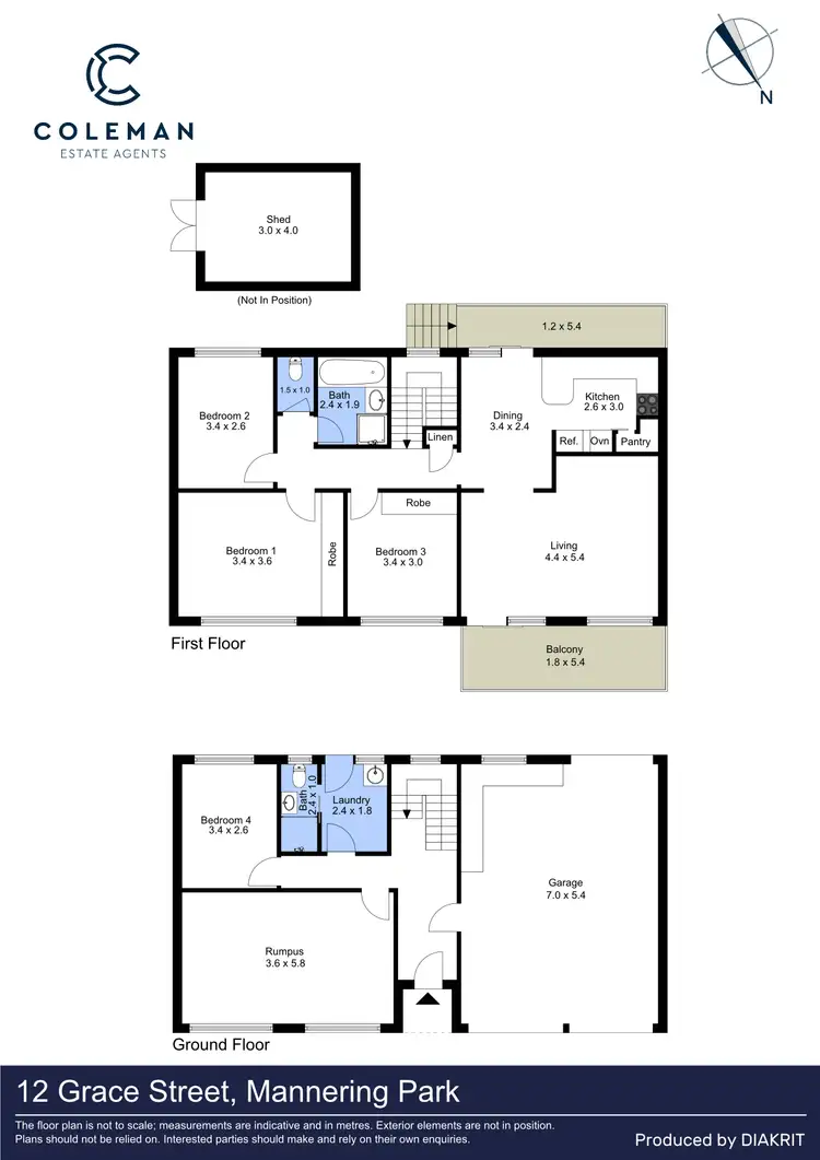 Floorplan of Homely house listing, 12 Grace Street, Mannering Park NSW 2259