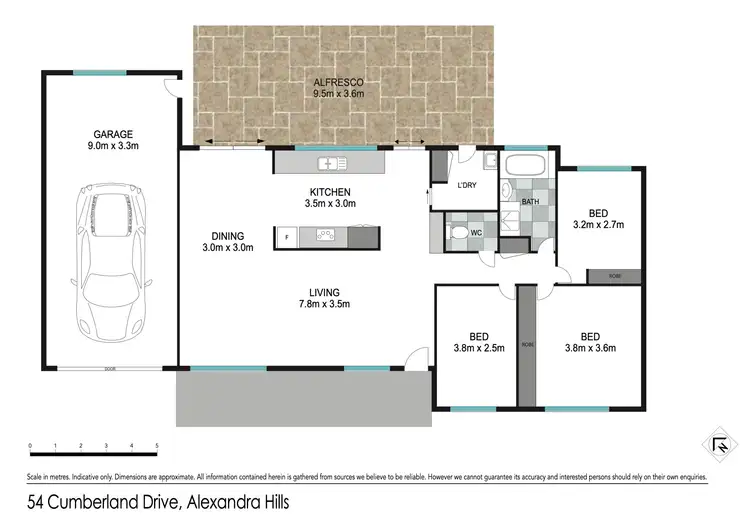 Floorplan of Homely house listing, 54 Cumberland Drive, Alexandra Hills QLD 4161