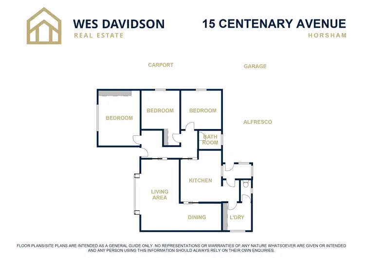 Floorplan of Homely house listing, 15 Centenary Avenue, Horsham VIC 3400