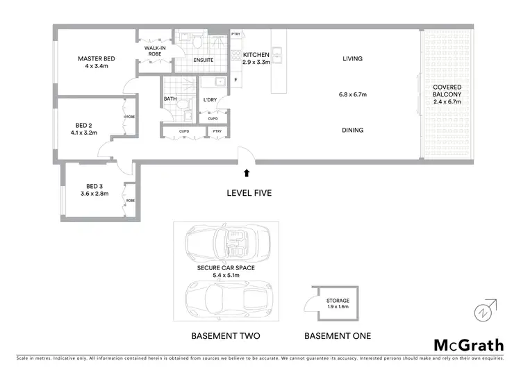Floorplan of Homely apartment listing, 77/97 Caddies Boulevard, Rouse Hill NSW 2155