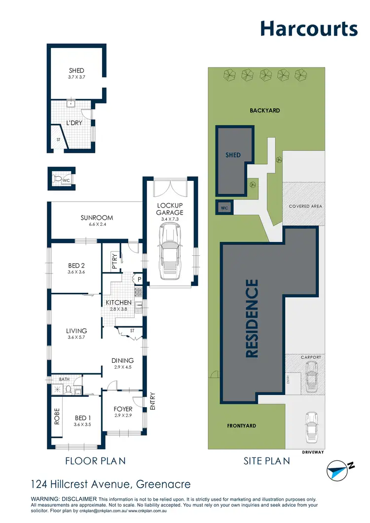 Floorplan of Homely house listing, 124 Hillcrest Avenue, Greenacre NSW 2190
