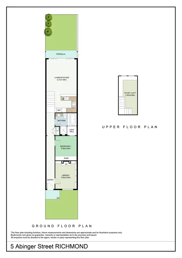 Floorplan of Homely house listing, 5 Abinger Street, Richmond VIC 3121