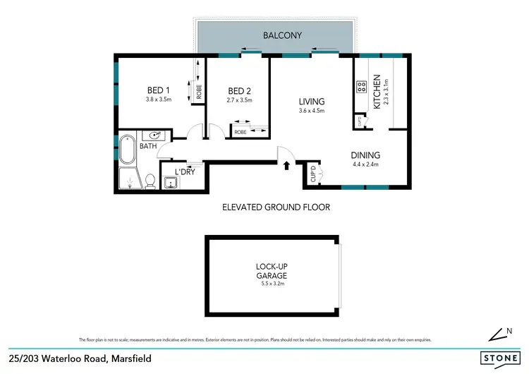 Floorplan of Homely unit listing, 25/203 Waterloo Road, Marsfield NSW 2122