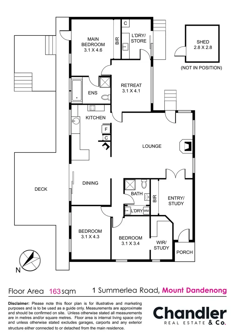 Floorplan of Homely house listing, 1 Summerlea Road, Mount Dandenong VIC 3767