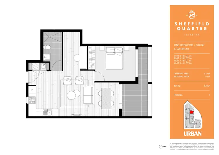 Floorplan of Homely apartment listing, 213/60 Lord Sheffield Circuit, Penrith NSW 2750
