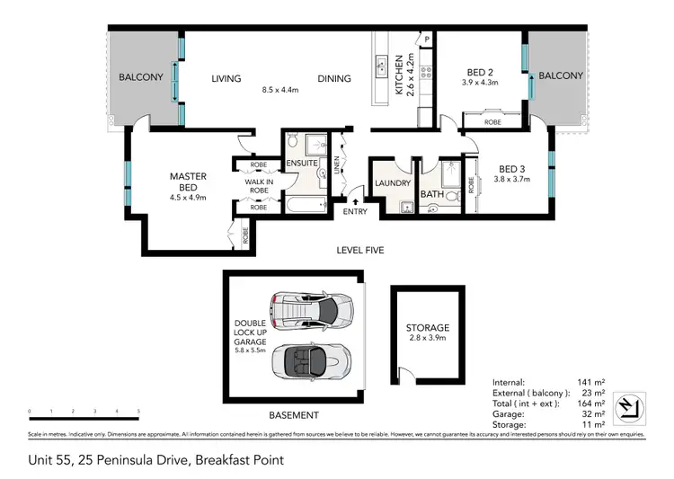 Floorplan of Homely apartment listing, 55/21-25 Peninsula Drive, Breakfast Point NSW 2137