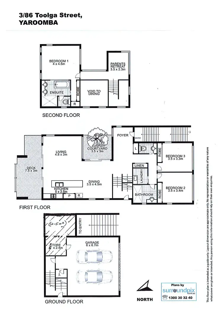 Floorplan of Homely house listing, 3/86 Toolga Street, Yaroomba QLD 4573