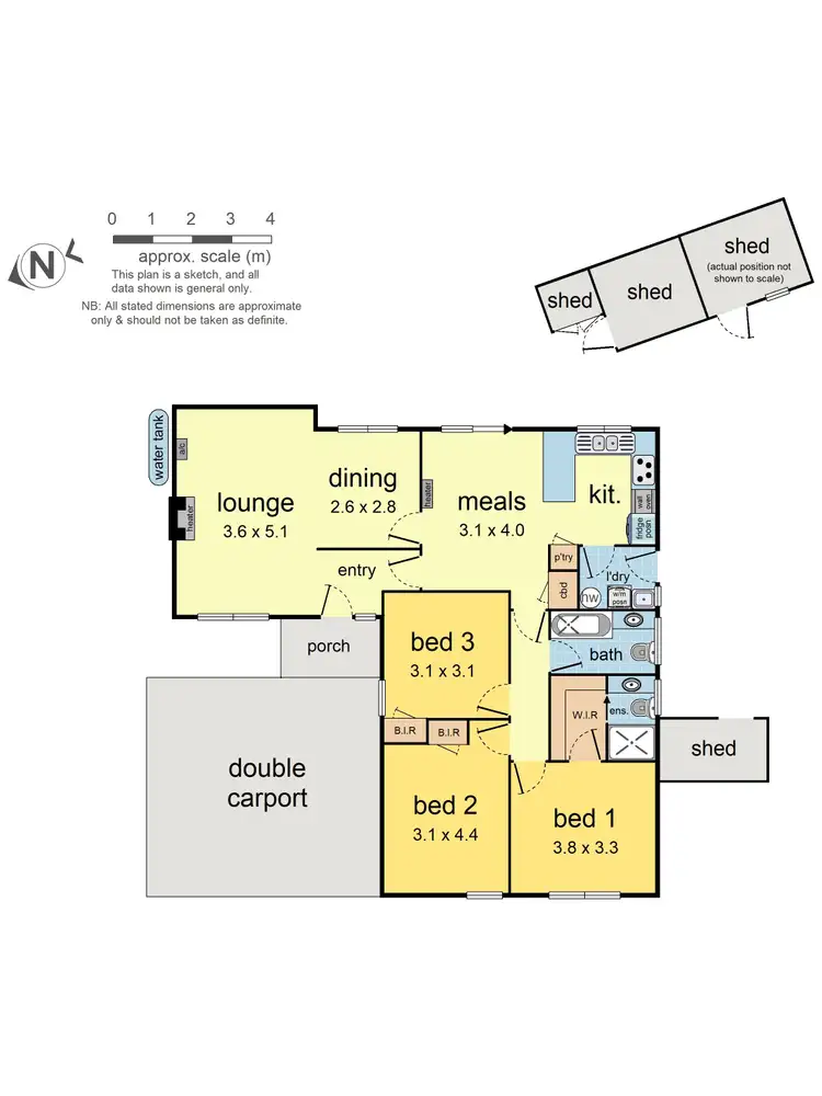 Floorplan of Homely house listing, 5 Myuna Court, Vermont VIC 3133