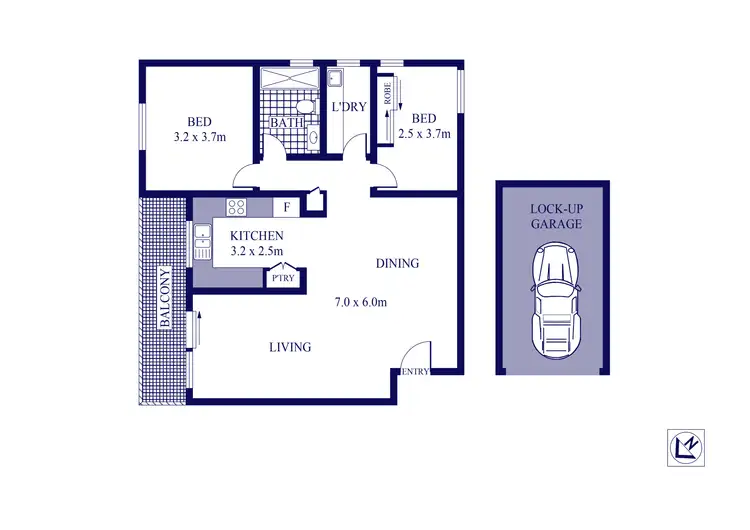 Floorplan of Homely apartment listing, 8/19 St Clair Street, Belmore NSW 2192