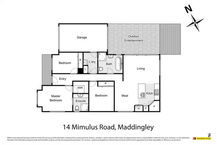 Floorplan of Homely house listing, 14 Mimulus Road, Maddingley VIC 3340