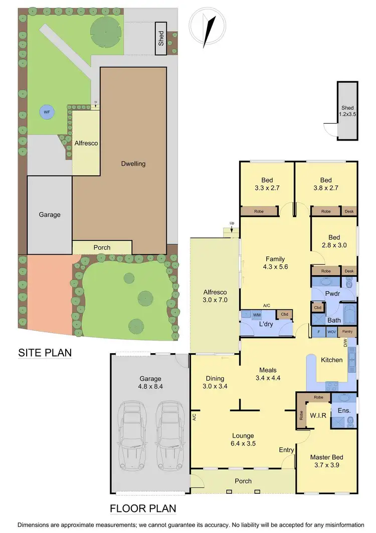 Floorplan of Homely house listing, 12 Blackman Avenue, Mill Park VIC 3082